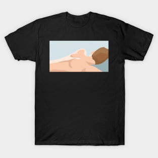 Man Laying In Bed T-Shirt